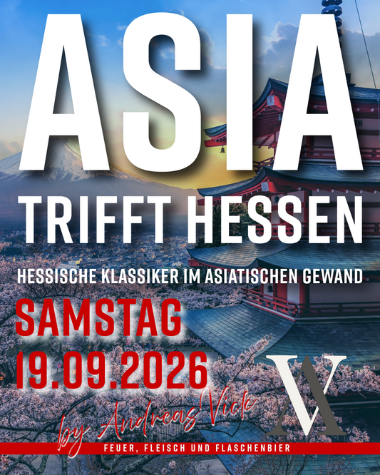 Asia trifft Hessen – Hessische Klassiker im asiatischen Gewand - Samstag 19.09.2026 - 9:00 Uhr