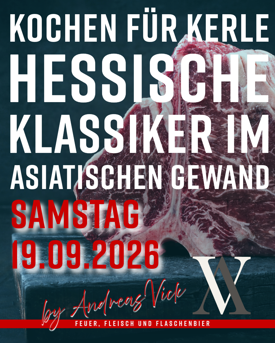 19.09.2026 - Kochen für Kerle - Asia trifft Hessen – Hessische Klassiker im asiatischen Gewand